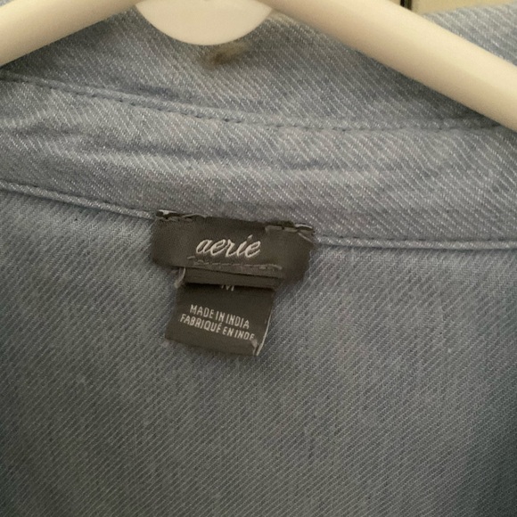 Aerie & Forever 21 long sleeve button down blouses. - Picture 4 of 7